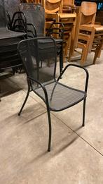 29 buiten stoelen horeca zwart metaal, Tuin en Terras, Ophalen