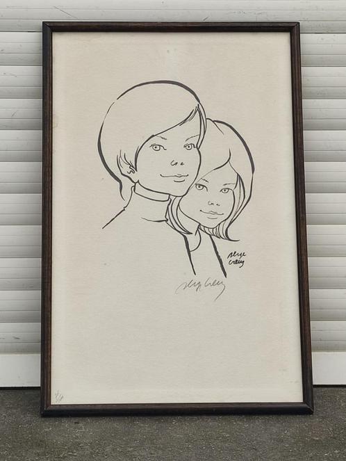 lithographie signe serge creuz, Antiek en Kunst, Kunst | Litho's en Zeefdrukken, Ophalen of Verzenden