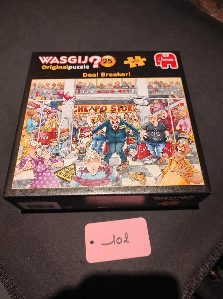 wasgij 950 stukken original 25, Hobby en Vrije tijd, Denksport en Puzzels, Zo goed als nieuw, Legpuzzel, 500 t/m 1500 stukjes