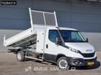 Iveco Daily 35C14 Open Laadbak met Kist Dubbellucht 3,5t Tre, Auto's, 2965 kg, Stof, Gebruikt, Euro 6