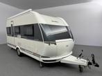 Hobby On Tour 470 UL Mover Cassetteluifel Voortent, Caravans en Kamperen, Caravans, Hobby, 4 tot 5 meter, Tot en met 4, 2 aparte bedden