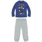 Super Mario Pyjama - Blauw/Grijs - Maat 110, Nieuw, Jongen, Ophalen of Verzenden, Nacht- of Onderkleding