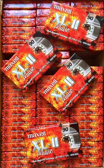 NIEUW Maxell XLII90 cassettebandjes XLII-90 XLII 90 cassette beschikbaar voor biedingen