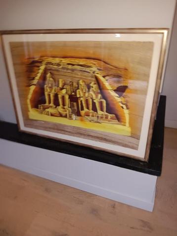 Schilderij Egyptisch  beschikbaar voor biedingen