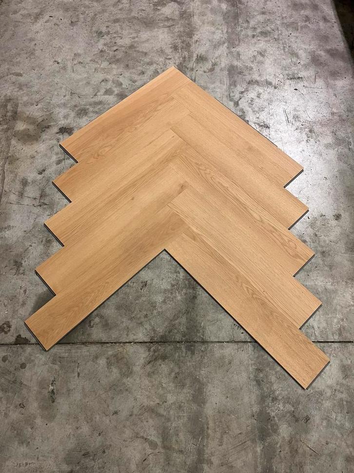 Klik en plak pvc visgraat loten, Huis en Inrichting, Stoffering | Tapijten en Vloerkleden, Zo goed als nieuw, Minder dan 50 cm