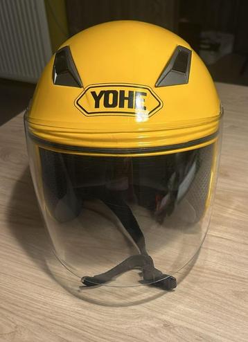 Gele YOHE integraal motorhelm – maat L beschikbaar voor biedingen