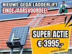 NIEUW GEDA Ladderlift EINDEJAARD VOORDEEL 11m set €3995, Doe-het-zelf en Bouw, Ophalen, Nieuw, Bouwlift