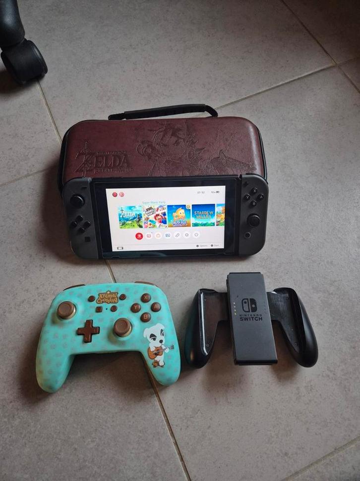 Set complet Nintendo Switch + manette, Consoles de jeu & Jeux vidéo, Consoles de jeu | Nintendo Game Boy, Comme neuf, Enlèvement