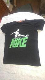 Vintage T-shirt homme Taille M Nike noir authentic dept inde, Comme neuf, Noir, Enlèvement ou Envoi