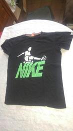 Vintage T-shirt homme Taille M Nike noir authentic dept inde, Enlèvement ou Envoi, Comme neuf, Noir