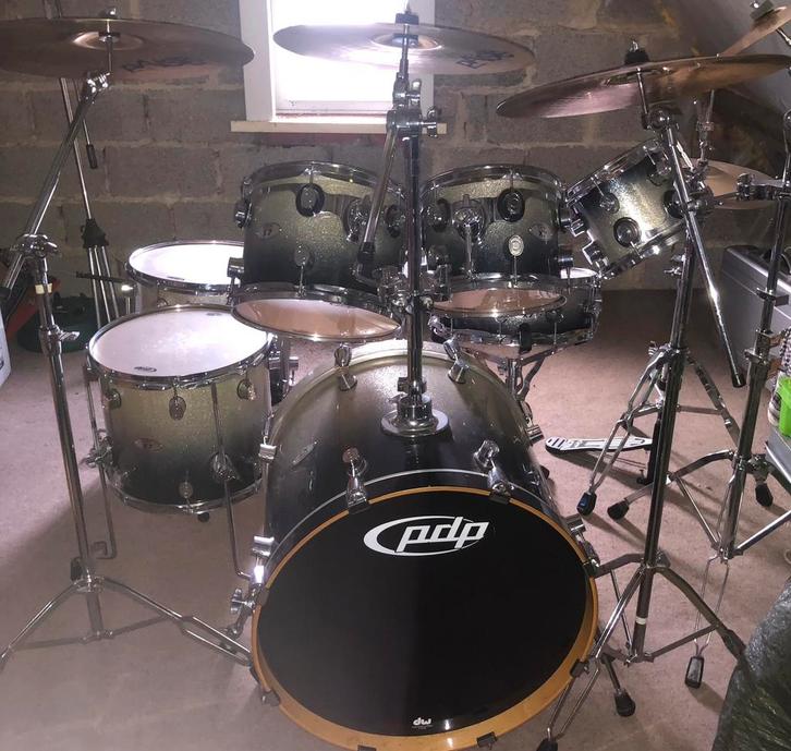 Pdp drumstel X7, Muziek en Instrumenten, Drumstellen en Slagwerk, Zo goed als nieuw, Overige merken, Ophalen