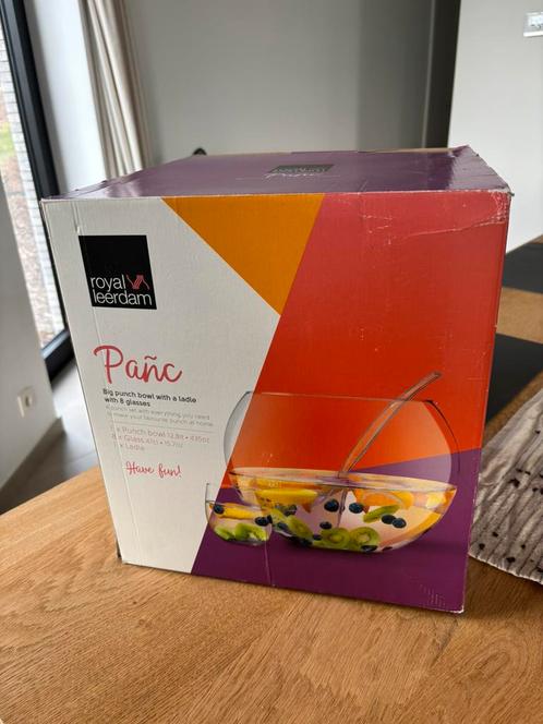 Royal Leerdam Punch Bowl 12,8l, Huis en Inrichting, Keuken | Keukenbenodigdheden, Zo goed als nieuw, Ophalen
