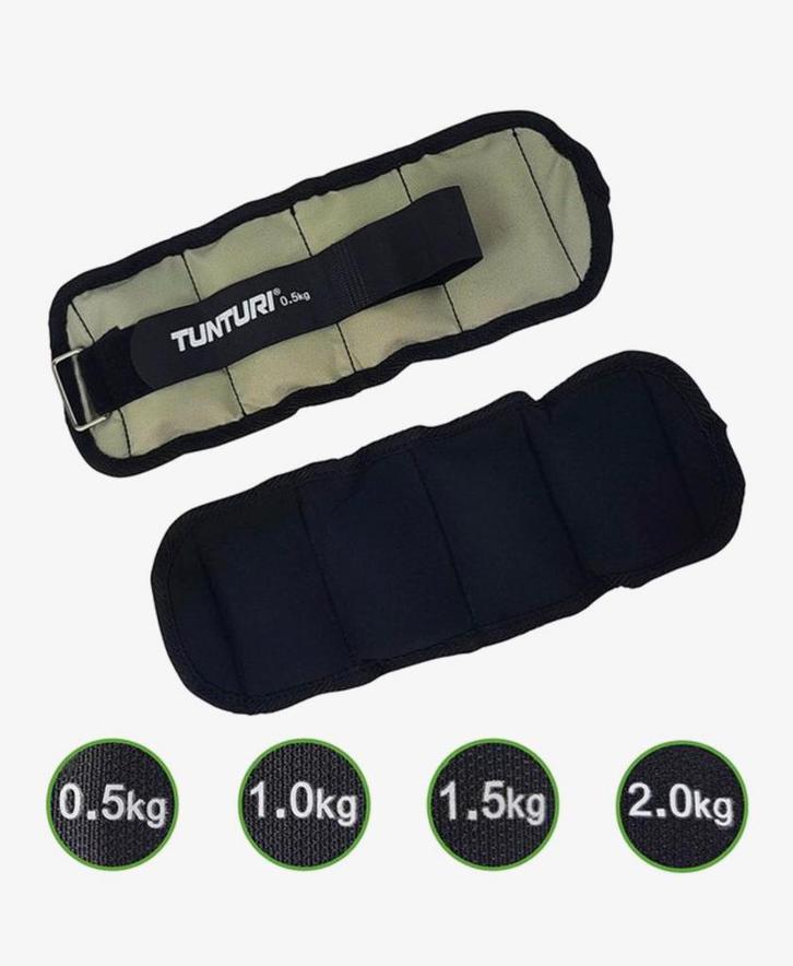 Tunturi Enkelgewichten en Polsgewichten 4 sets, Sport en Fitness, Fitnessmaterialen, Nieuw, Armen, Benen, Ophalen of Verzenden