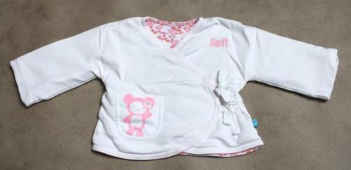 Schattige bolero van Lief! (maat 50-56), Kinderen en Baby's, Babykleding | Maat 50, Zo goed als nieuw, Meisje, Truitje of Vestje