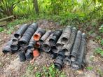 Plastieken bloempotten, Tuin en Terras, Ophalen, Gebruikt, Kunststof, Tuin