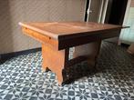 Authentieke massieve tafel met diamand patroon, Ophalen, Gebruikt