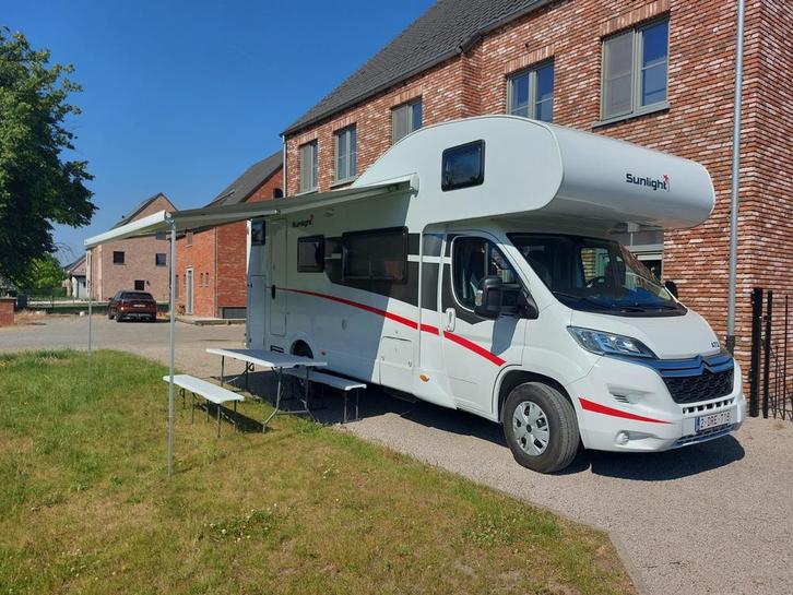 Sunlight A72, Caravans en Kamperen, Mobilhomes, Particulier, tot en met 6, Alkoof, Sunlight, Overige merken, Diesel, Handgeschakeld