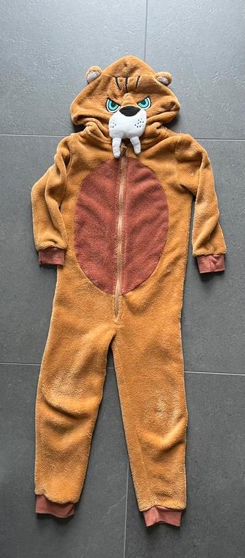 Onesie Sabeltijger maat 110-116 beschikbaar voor biedingen