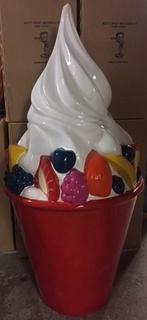 Frozen Yogurt ijsje 170 cm - frozenyogurt ijs van polyester, Ophalen, Nieuw