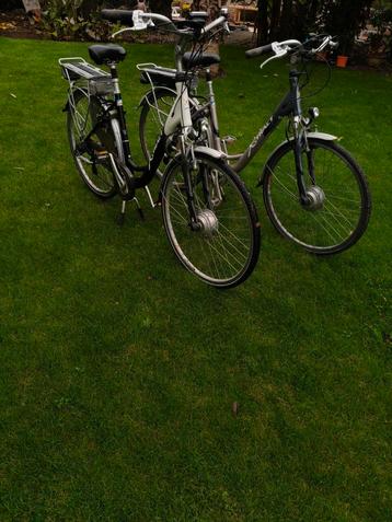 2 nog goed werkende elektrische fietsen  beschikbaar voor biedingen