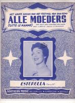 Oude partituren / Esterella - Tante Leen - Annie Cordy, Comme neuf, Envoi