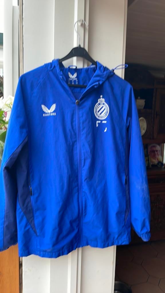 Voetbaljas club brugge maat small met kap, Kleding | Heren, Sportkleding, Ophalen of Verzenden