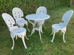 Gietijzeren tuinset, Ophalen, Gebruikt, Bijzettafel, Tuinset