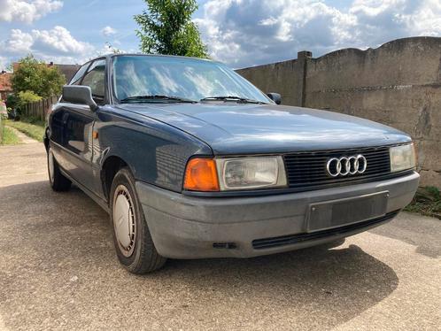 Audi 80 B3 1,9D met servo/CV/schuifdak, Autos, Audi, Particulier, Verrouillage central, Peinture métallisée, Toit ouvrant, Radio