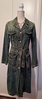 Lange jeansjas merk " Naf  Naf" maat Medium, Kleding | Dames, Maat 38/40 (M), Blauw, Ophalen of Verzenden, Zo goed als nieuw