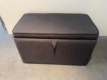 Bedkoffer stof zwarte bekleding - 2 stuks beschikbaar beschikbaar voor biedingen
