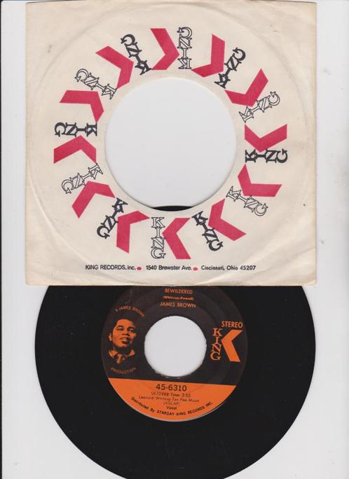 James Brown – Brother Rapp (Part 1) & (Part 2) / Bewildered, Cd's en Dvd's, Vinyl Singles, Zo goed als nieuw, Single, R&B en Soul