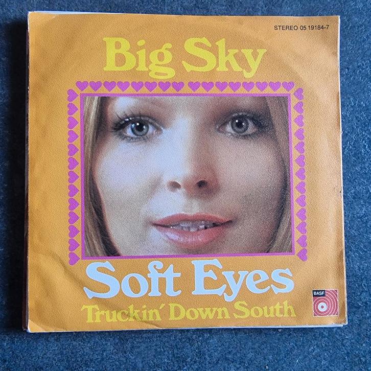7" Big Sky – Soft Eyes / Truckin' Down South, CD & DVD, Vinyles Singles, Utilisé, Single, Pop, 7 pouces, Enlèvement ou Envoi