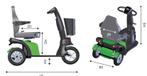 Nieuwstaat Mezzo 4 Life & Mobility Scootmobiel - scooter Pmr, Ophalen of Verzenden, Inklapbaar, Zo goed als nieuw, Elektrische rolstoel