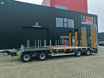 4-assige schamelwagen / dieplader / aanhangwagen beschikbaar voor biedingen