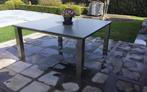 Robuuste granieten tuintafel, Tuin en Terras, Tuintafels, Ophalen, Zo goed als nieuw, Vierkant, Overige materialen