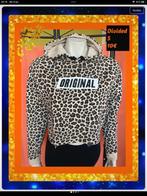 Crop top hoodie 36. Divided, Divided, Zwart, Ophalen of Verzenden, Zo goed als nieuw
