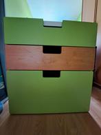 IKEA ladenkast STUVA, kleur berk en limoengroen, Kinderen en Baby's, Kinderkamer | Commodes en Kasten, Ophalen, Zo goed als nieuw