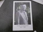 herman vanderpoorrten burgemeester lier overl 1984, Verzamelen, Bidprentjes en Rouwkaarten, Verzenden, Bidprentje
