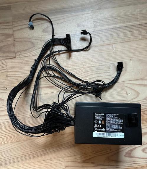 Huntkey 550W PSU (HK650-15PP) power supply – 80 Plus Bronze, Computers en Software, Interne voedingen, Gebruikt, Ophalen of Verzenden