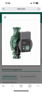 Circulatiepomp wilo, Doe-het-zelf en Bouw, Verwarming en Radiatoren, Ophalen, Zo goed als nieuw