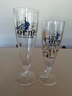 Bierglazen La Corne en info garageverkoop, Verzamelen, Biermerken, Ophalen of Verzenden, Glas of Glazen