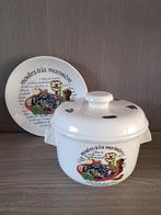 Mosselpot en bijhorende schaal, Ophalen