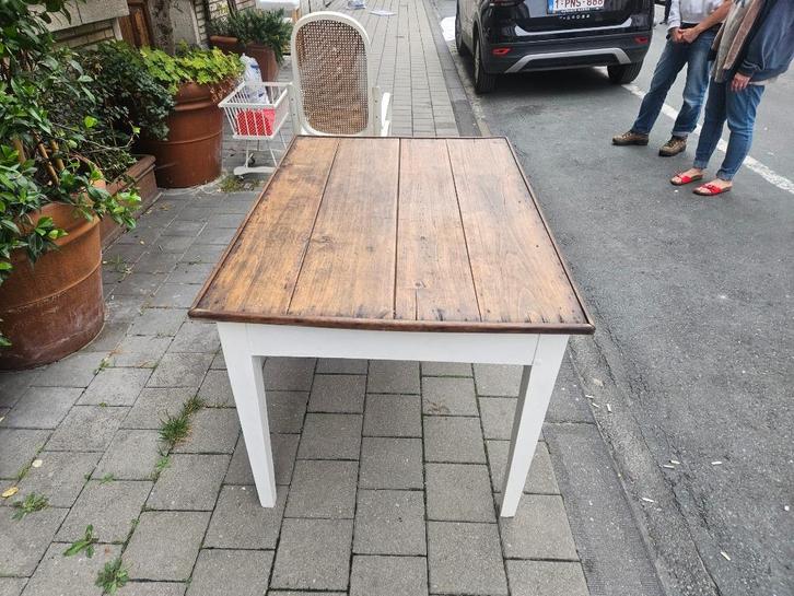 Belle table ancienne en bois, Antiek en Kunst, Antiek | Meubels | Tafels, Ophalen