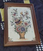 tegel schilderij 51 cm hoog en 36 cm breed, Enlèvement