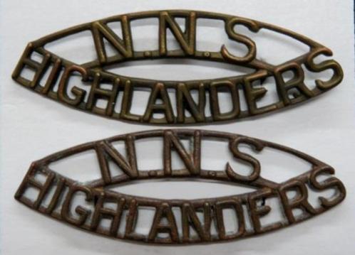 NORTH NOVA SCOTIA HIGHLANDERS (WW2), Canada, Verzamelen, Militaria | Algemeen, Ophalen of Verzenden