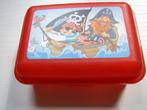 brooddoos / lunchbox rood Kapitein Iglo op de piratenboot
