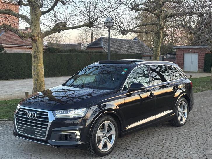 Audi Q7 3.0 TDI E-Tron S-Line 2017 Full *BTW*, Auto's, Audi, Bedrijf, e-tron, Elektrische koffer, Diesel, Automaat, Zwart, Alcantara