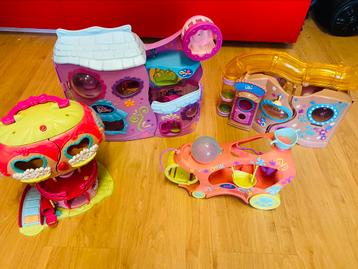 Pakket Little pet shop Lps Huizen en dieren