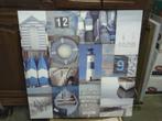 Tableau paysage marin sur toile 75X75, Ophalen