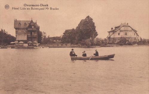 Donkmeer Overmere-Donk Hotel Lido en buitengoed Mr Bracke, Verzamelen, Postkaarten | België, Gelopen, Oost-Vlaanderen, 1920 tot 1940